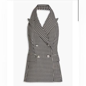 Veronica Beard Enfield Gingham Vest